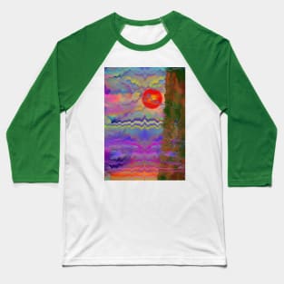 Mountain sunset Baseball T-Shirt